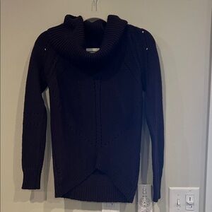 Loft Women's Purple Turtleneck Sweater